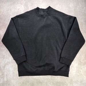 Halara NWT Black Cotton Blend Crew Neck Sweatshirt